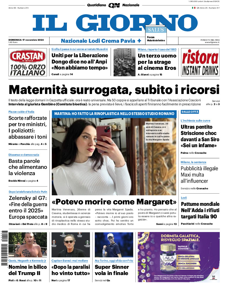 Prima-pagina-il giorno-edizione-di-oggi-20241117